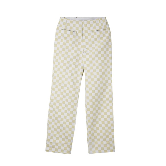 HOLIDAY THE LABEL KOKOMO PANT CHECK CREAM - Picture 1 of 8